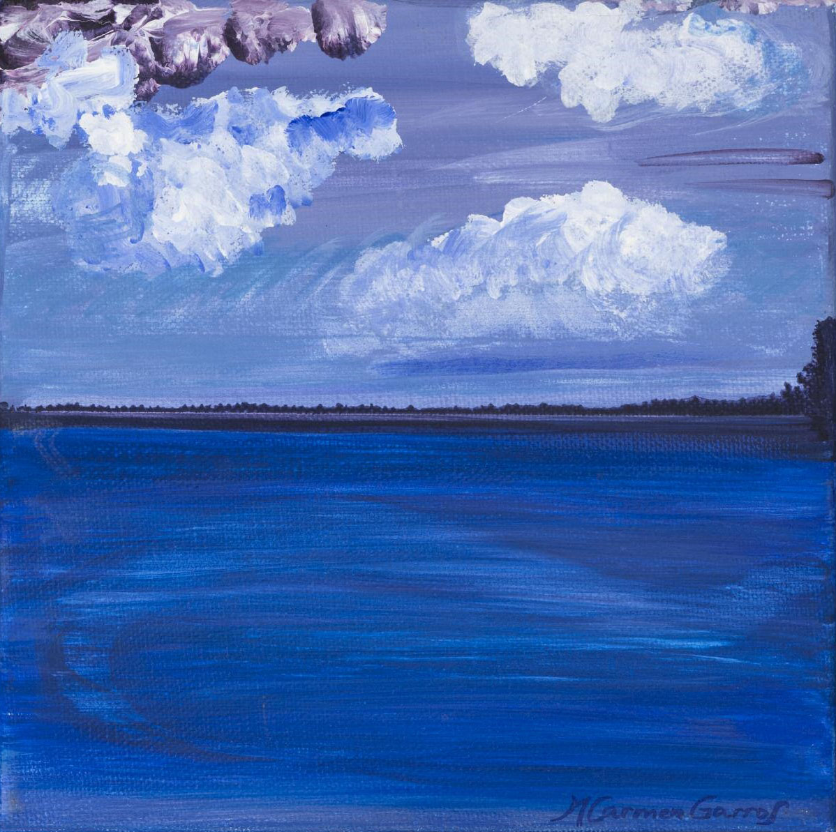 View to the seashore